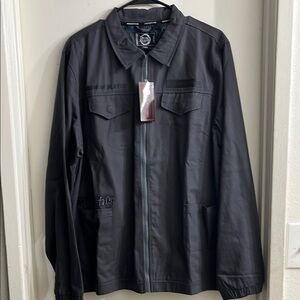 Primitive Demon Slayer Gray Lightweight Shirt Jacket